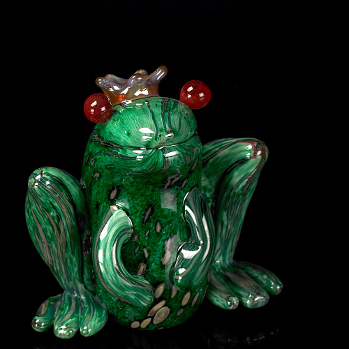 Glasfigur Froschprinz