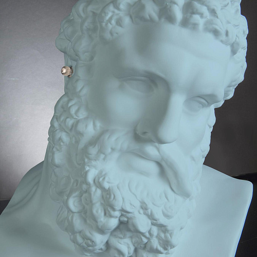 Ercole Non Sento Hellblaue Büste