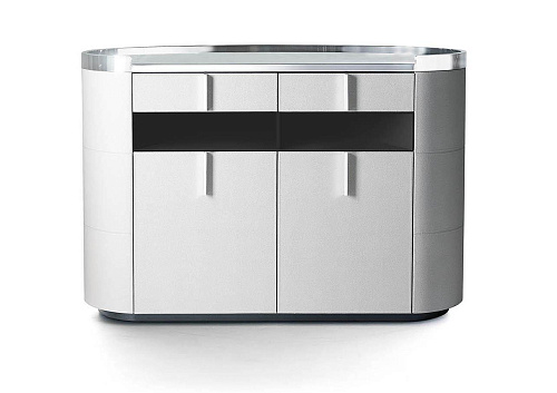 Bar‑Einheit mit Kühlschrank