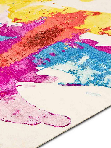 Original auf Weiß Teppich