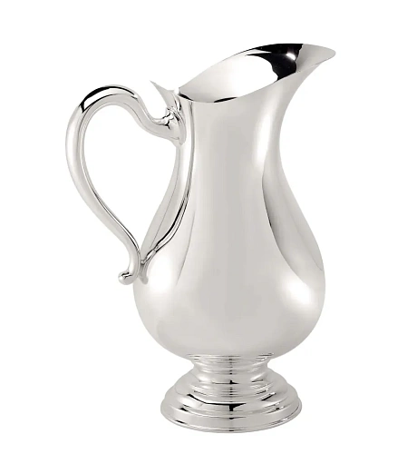 Versilberte Karaffe mit Fuß