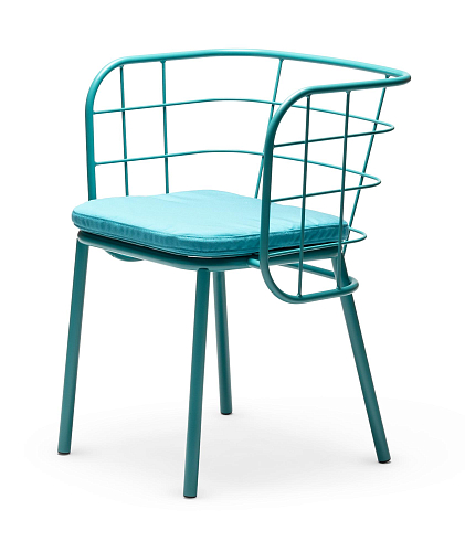 Jujube SP-A Aquafarbener Outdoor-Stuhl