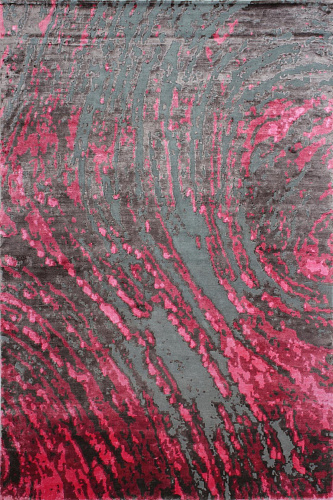 Grass Pink Fuchsia Teppich