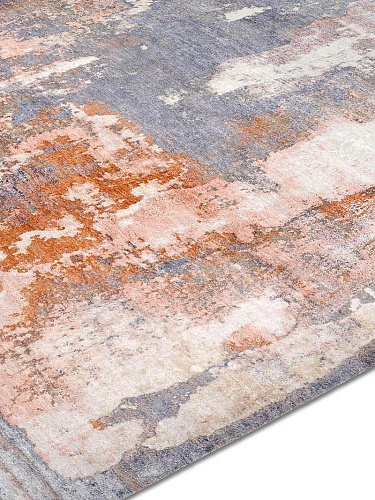 Stereo Gold auf Grau Mix Teppich