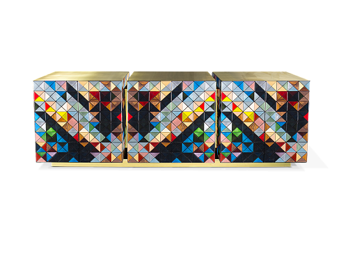 Mosaic Mehrfarbiges Luxus‑Sideboard