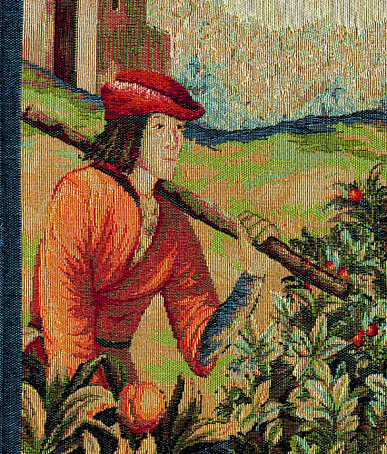 Brunnen Wandteppich