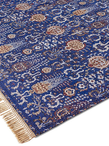 Isfahan Reverse Original auf Midnight Blue Teppich
