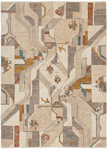 Fragmented Relief Teppich