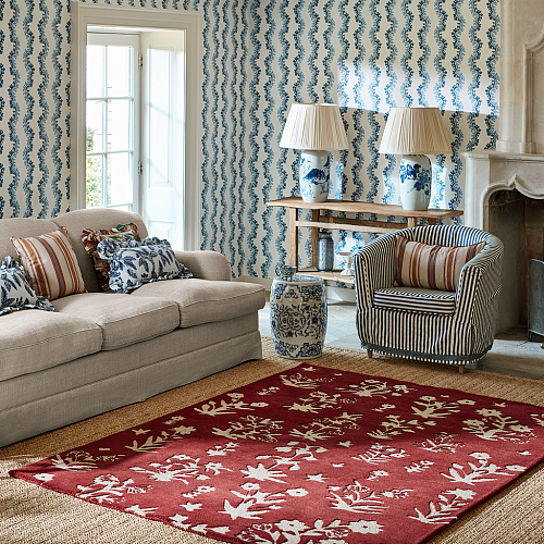 Woodland Glade Pflaumenrot 146800 Teppich