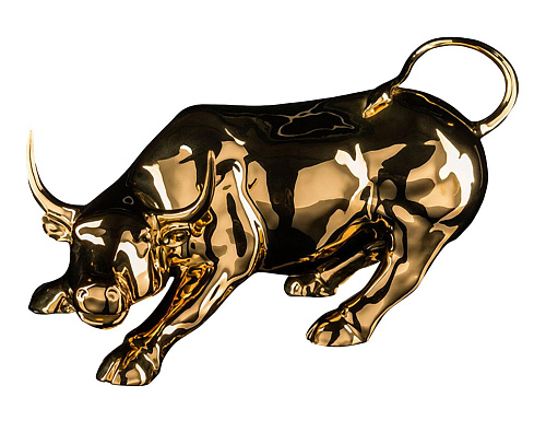 Wall Street Bullen Skulptur