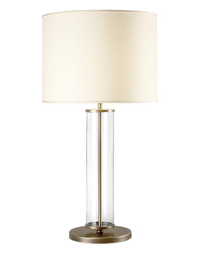 Elegante Burnished Metall-Tischlampe