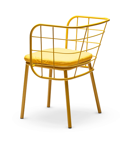 Jujube SP-A Gelber Outdoor-Stuhl