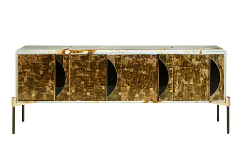 East Ovest Sideboard mit Marmorplatte