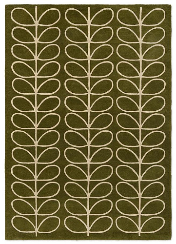 Linear Stem Olive Teppich