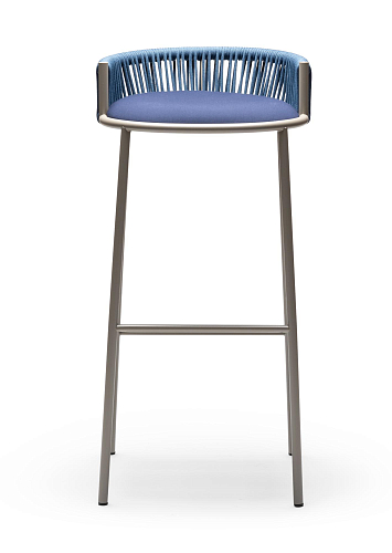 Millie SG-80 Blauer Outdoor-Barhocker