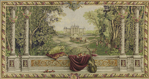 Schlosspark (Groß) Wandteppich