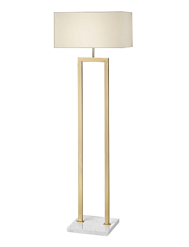Antikgold Stehlampe mit Marmorsockel