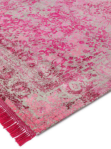 Eye Candy Pink auf Naturgrau Teppich