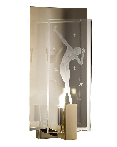Soft Gold Marmor-Wandleuchte