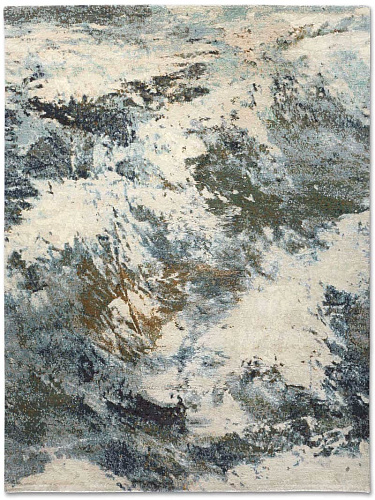 Waves Original auf Grau‑Grün Teppich
