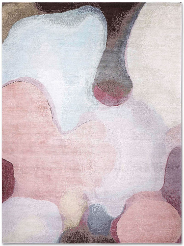 Light Blue Pink Teppich