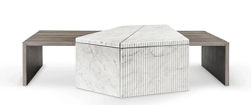 Monarch Holz Garten‑Couchtisch