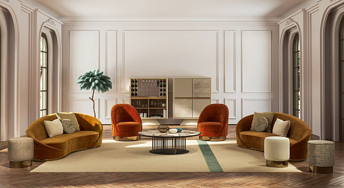 Wavy Geschwungenes Sofa