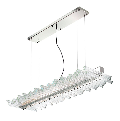 Sail Nickel Triedro Glas-Kronleuchter