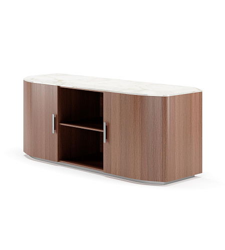 Alan Holz und Marmor Sideboard