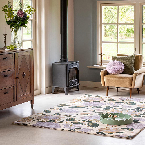 Wendling Floral Heather Pu Teppich