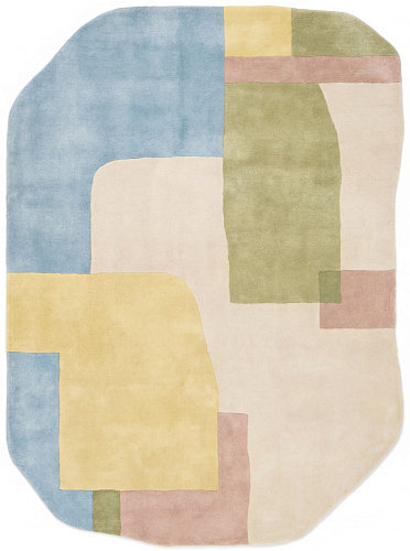 Rounded Blocks Teppich
