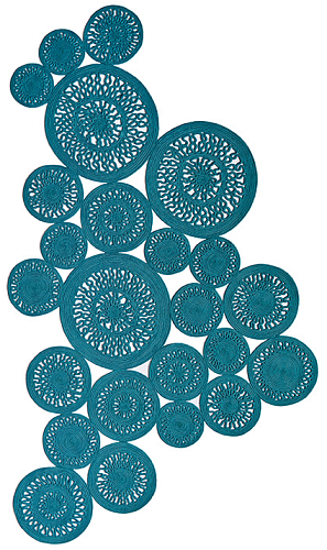 Alyssa Twist Türkisblau Teppich