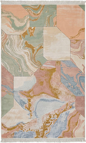Pastel Collage Teppich