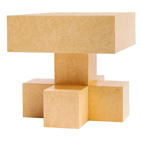 Zeitgenössischer Holz-Beistelltisch