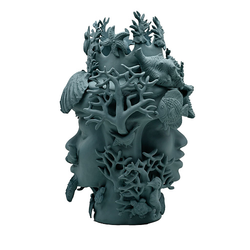 Maure‑Kopf Skulptur