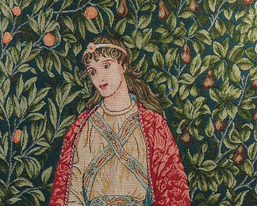 Der Obstgarten, William Morris Wandteppich