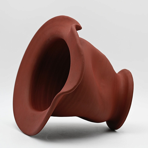 Burgunder handgeformte Vase