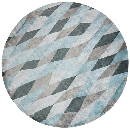 Losanghe Ubriache Blue Teppich