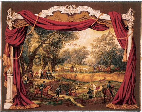 Napoleonischer Spaziergang Wandteppich