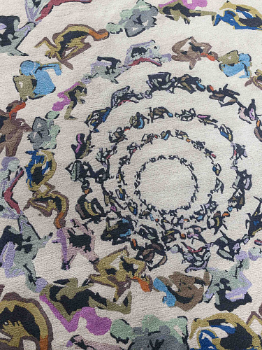 Human Circle Inferno Teppich