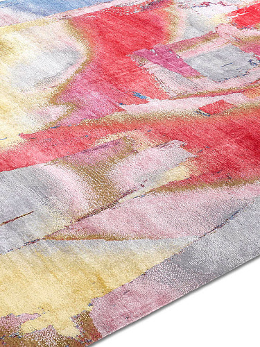 Original auf Hellgrau Teppich