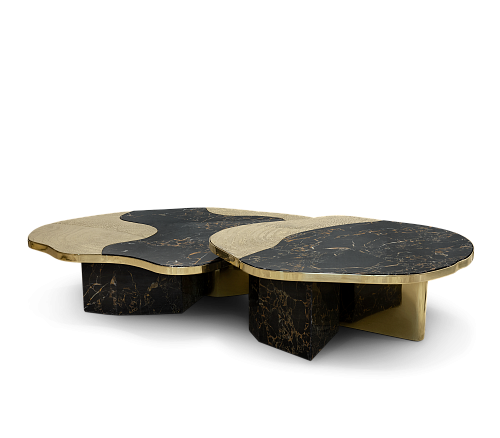 Athena Portoro Marmor & Gold Tischset