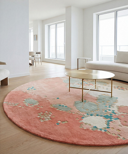 Coral Blossom Teppich