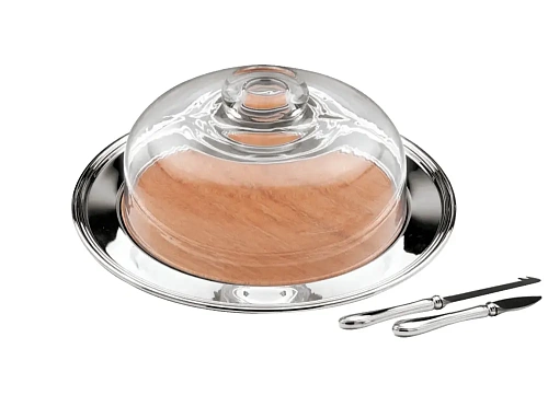 Englisches Käse‑Tablett mit Haube