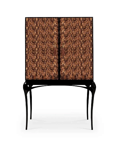 Allure Gold‑Feder‑Barschrank