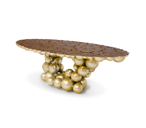 Orbit Walnuss Luxus‑Esstisch