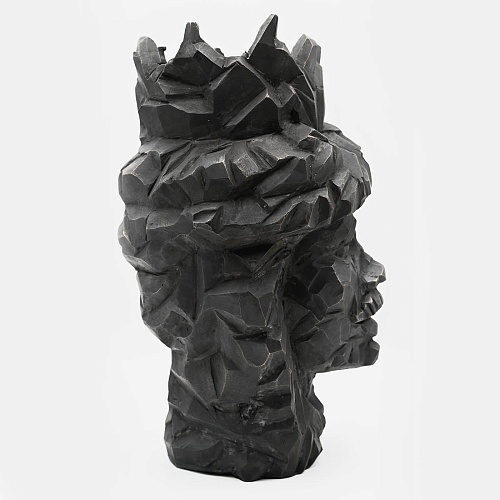 Maure‑Kopf Skulptur