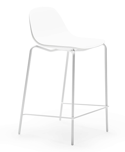 Babah SG-65 Weißer Barhocker