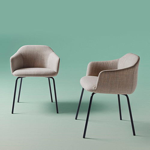 Cloe Elfenbeinfarbener Stuhl