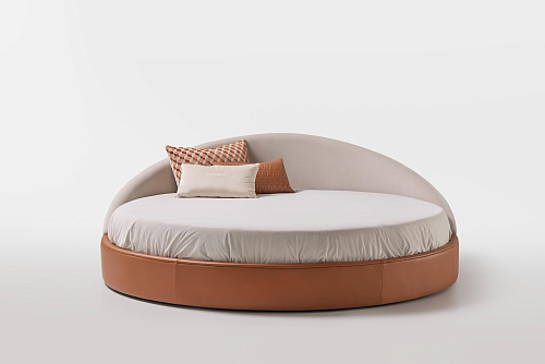 Arco Rundes Lederbett